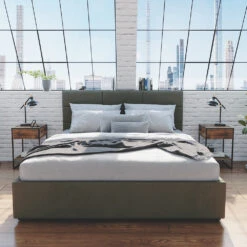 Nachttisch "Fyrk" Eiche Rustikal/Schwarz 43.5 X 66 Cm 2er Set Vicco 13 Nachttisch "Fyrk" Eiche Rustikal/Schwarz 43.5 X 66 Cm 2er Set Vicco -Vicco m2880 04 ol