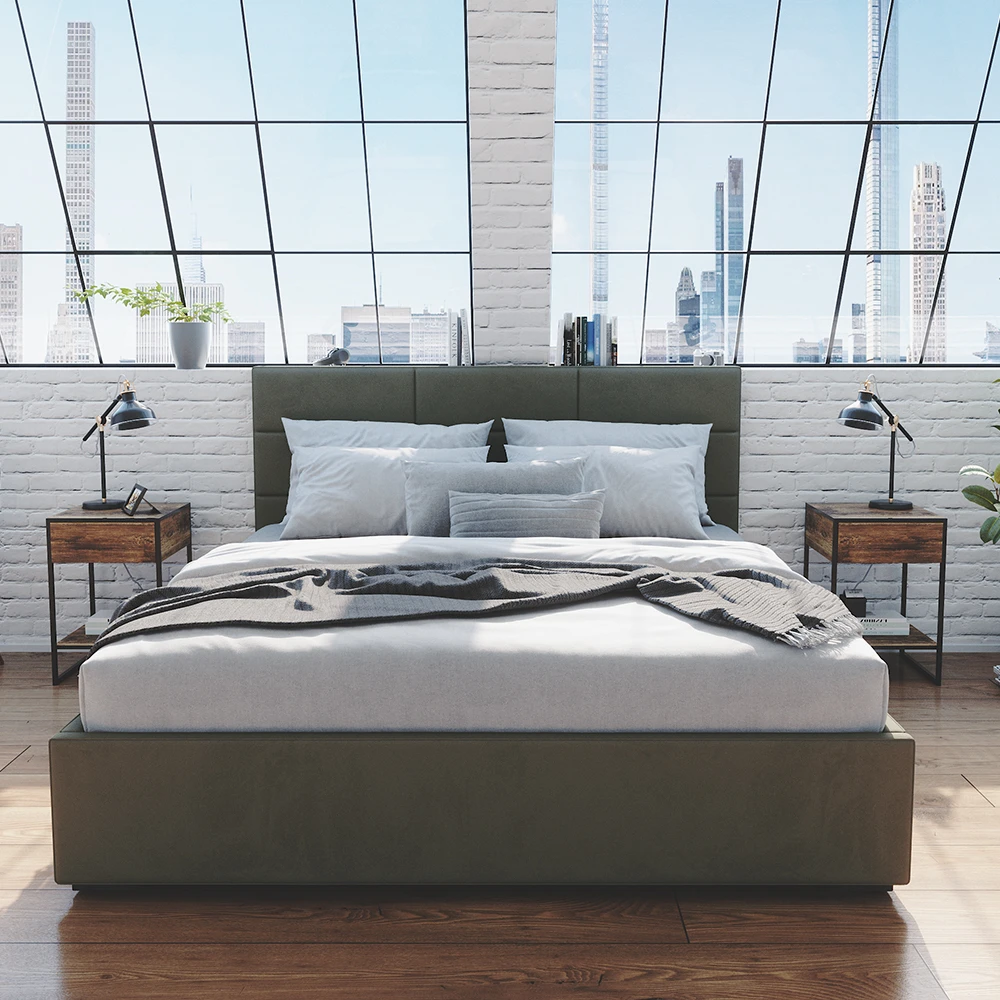 Nachttisch "Fyrk" Eiche Rustikal/Schwarz 43.5 X 66 Cm 2er Set Vicco 6 Nachttisch "Fyrk" Eiche Rustikal/Schwarz 43.5 X 66 Cm 2er Set Vicco – Bild 4