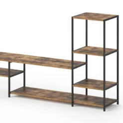 Lowboard "Fyrk" Eiche Rustikal/Schwarz 226 X 93 Cm Vicco 14 Lowboard "Fyrk" Eiche Rustikal/Schwarz 226 X 93 Cm Vicco -Vicco m2889 06 ol