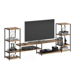 Lowboard "Fyrk" Eiche Rustikal/Schwarz 226 X 93 Cm Vicco 15 Lowboard "Fyrk" Eiche Rustikal/Schwarz 226 X 93 Cm Vicco -Vicco m2889 07 ol