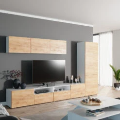 Schrank "Compo" Groß Weiß/Eiche Vicco 12 Schrank "Compo" Groß Weiß/Eiche Vicco -Vicco m2894 04 ol