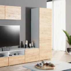 Schrank "Compo" Groß Weiß/Eiche Vicco 13 Schrank "Compo" Groß Weiß/Eiche Vicco -Vicco m2894 05 ol