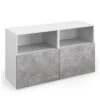Sideboard "Compo" Weiß/Beton Vicco -Vicco m2931 01 ol