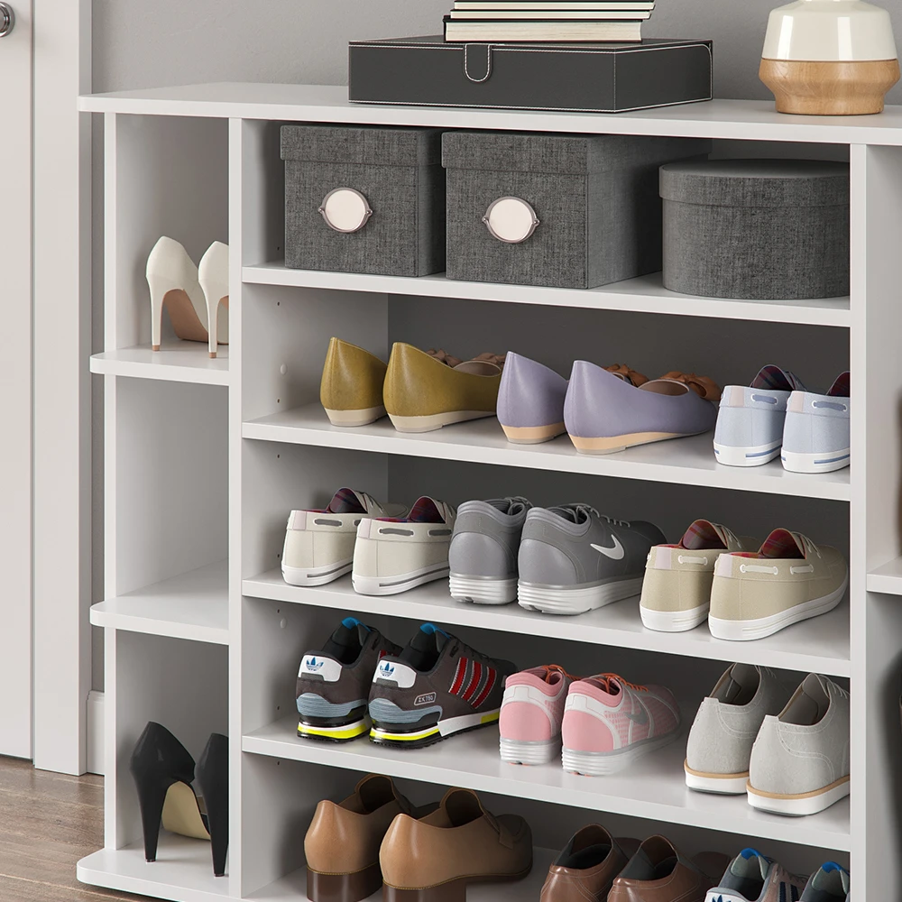 Schuhschrank "Levin" Weiß 116 X 87 Cm Vicco 7 Schuhschrank "Levin" Weiß 116 X 87 Cm Vicco – Bild 5