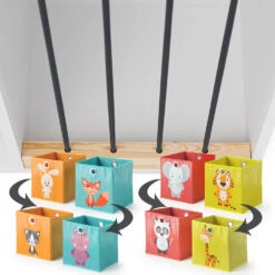 Kinderregal "Marvin" Weiß 72 X 143 Cm Mit 4 Faltboxen Opt.1 Vicco -Vicco m3000 fb2046 47 06 ol