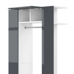 Garderobe "Mats" Anthrazit Hochglanz/Weiß 36.6 X 191 Cm Vicco -Vicco m3119 06 ol