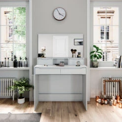 Schminktisch "Ruben" Weiß 100 Cm Vicco -Vicco m3126 04 ol