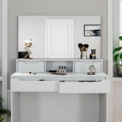 Schminktisch "Ruben" Weiß 100 Cm Vicco -Vicco m3126 05 ol