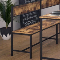 Esszimmer-Eckbank "Fyrk" Eiche Rustikal/Schwarz 195 X 142 Cm Vicco 15 Esszimmer-Eckbank "Fyrk" Eiche Rustikal/Schwarz 195 X 142 Cm Vicco -Vicco m3145 05 ol