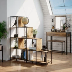 Raumteiler "Fyrk" Eiche Rustikal/Schwarz 120 X 120 Cm Vicco 14 Raumteiler "Fyrk" Eiche Rustikal/Schwarz 120 X 120 Cm Vicco -Vicco m3148 04 ol