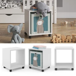 Kinderregal "Luigi" Weiß 36.8 X 42.4 Cm Vicco -Vicco m3176 02 ol