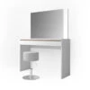 Schminktisch "Emma" Weiß 120 Cm Mit Hocker Vicco -Vicco m3185 hw s 01 ol