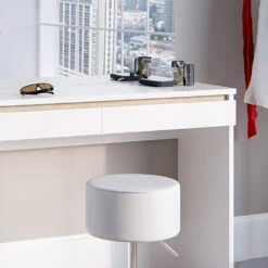 Schminktisch "Emma" Weiß 120 Cm Mit Hocker Vicco 14 Schminktisch "Emma" Weiß 120 Cm Mit Hocker Vicco -Vicco m3185 hw s 05 ol