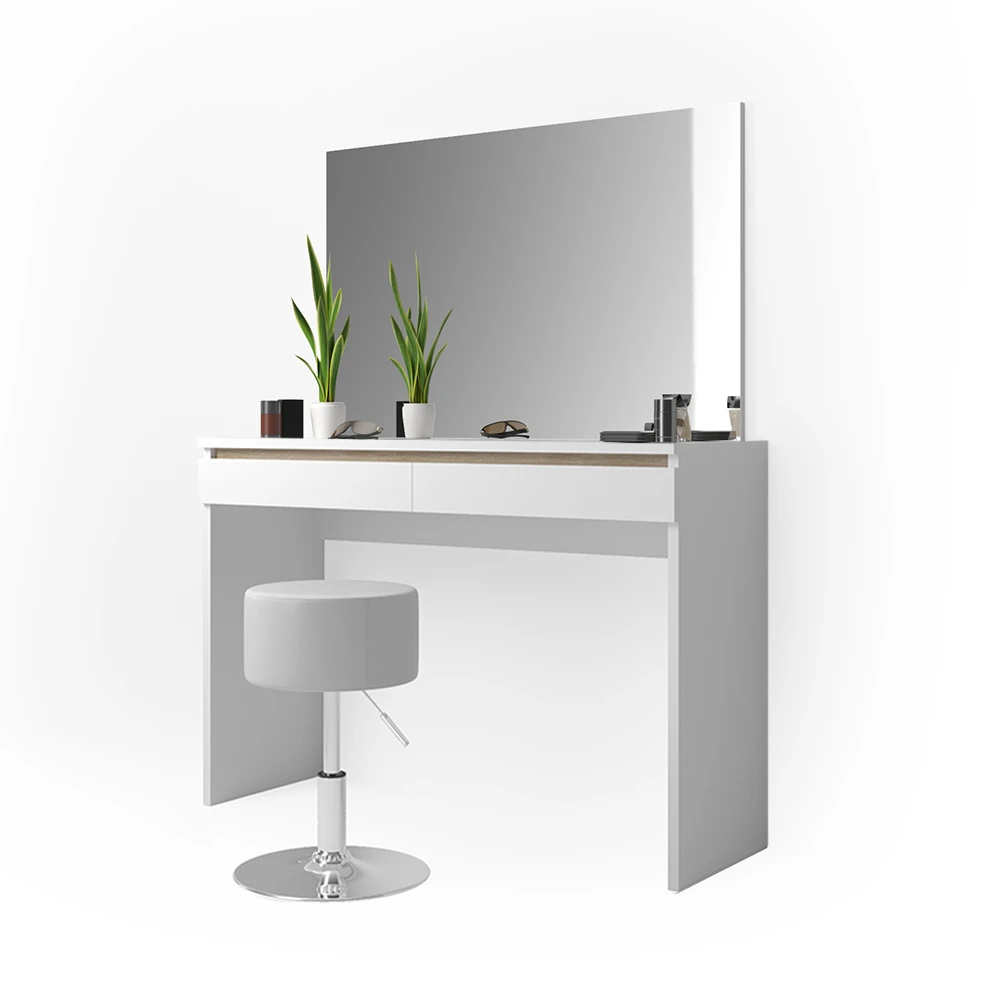 Schminktisch "Emma" Weiß 120 Cm Mit Hocker Vicco 9 Schminktisch "Emma" Weiß 120 Cm Mit Hocker Vicco – Bild 7