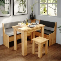 Esszimmer-Eckbank "Roman" Sand/Anthrazit 106 X 42 Cm Vicco -Vicco m3193 05 ol