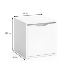 Schuhbank "Ruben" Weiß 40 X 40 Cm Vicco -Vicco m3212 03 ol