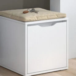 Schuhbank "Ruben" Weiß 40 X 40 Cm Vicco -Vicco m3212 05 ol