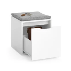 Schuhbank "Ruben" Weiß 40 X 40 Cm Vicco -Vicco m3212 07 ol