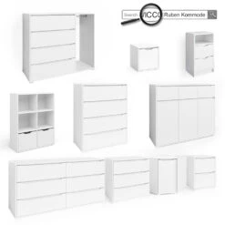 Kleiderschrank "Ruben" Weiß 80 X 189 Cm Vicco 17 Kleiderschrank "Ruben" Weiß 80 X 189 Cm Vicco -Vicco m3271 08 ol