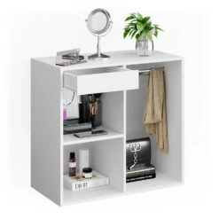 Anstellschrank "Isabelle" Weiß 80 X 75 Cm Vicco -Vicco m3293 07 ol