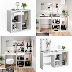 Anstellschrank "Isabelle" Weiß 80 X 75 Cm Vicco -Vicco m3293 08 ol