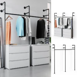 Kleiderstange "Iliara" 180cm Schwarz Vicco -Vicco m3299 02 ol