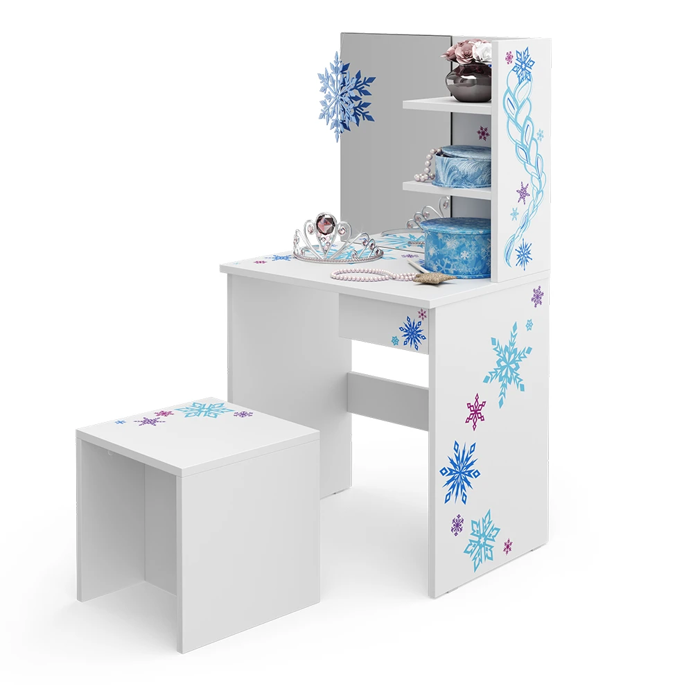 Kinder Schminktisch "Schneeflocke" Weiß 54.8 Cm Vicco 10 Kinder Schminktisch "Schneeflocke" Weiß 54.8 Cm Vicco – Bild 8