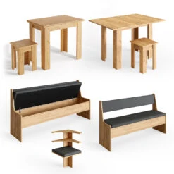 Eckbankgruppe "Roman" Goldkraft Eiche/Anthrazit 210 X 180 Cm Mit Tisch Vicco 17 Eckbankgruppe "Roman" Goldkraft Eiche/Anthrazit 210 X 180 Cm Mit Tisch Vicco -Vicco m3317 08 ol