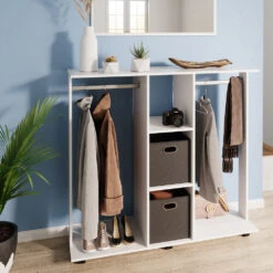 Kleiderschrank "Robbie" Weiß 130 X 120 Cm Vicco -Vicco m3324 05 ol