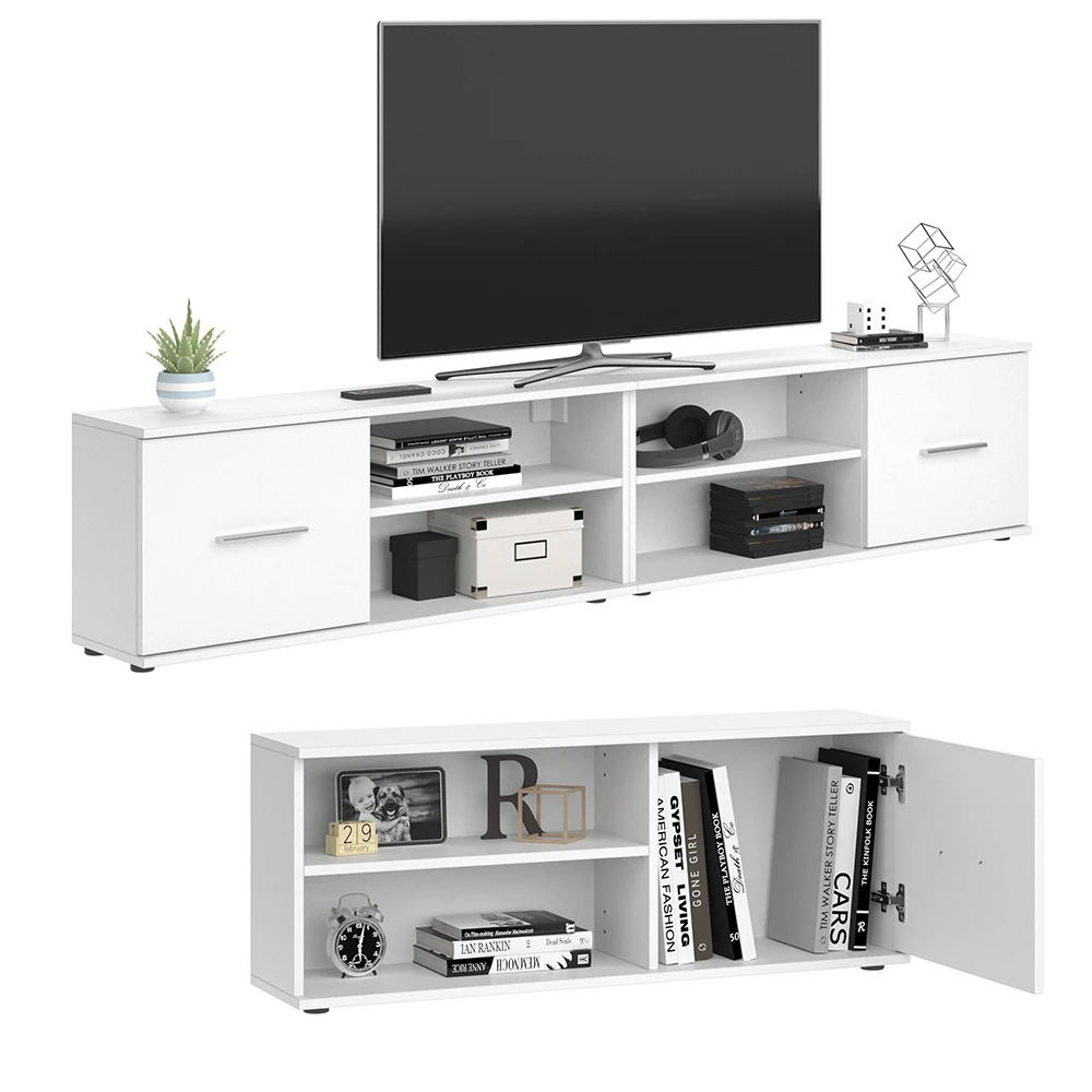 Lowboard "Nika" Weiß 103 X 39 Cm Vicco 9 Lowboard "Nika" Weiß 103 X 39 Cm Vicco – Bild 7