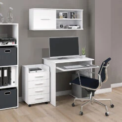 Schreibtisch "Nick" Weiß 80 X 58 Cm Vicco 12 Schreibtisch "Nick" Weiß 80 X 58 Cm Vicco -Vicco m3326 04 ol