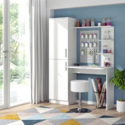 Schreibtisch "Tessa" Weiß 123 X 52 Cm Vicco -Vicco m3327 04 ol