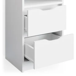 Nachttisch "Ruben" Weiß 38 X 66.6 Cm 2er Set Vicco -Vicco m3343 06 ol