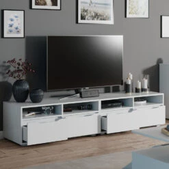 Lowboard "Ruben" Weiß 200 X 42 Cm Vicco 14 Lowboard "Ruben" Weiß 200 X 42 Cm Vicco -Vicco m3344 05 ol