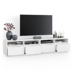 Lowboard "Ruben" Weiß 200 X 42 Cm Vicco 16 Lowboard "Ruben" Weiß 200 X 42 Cm Vicco -Vicco m3344 07 ol