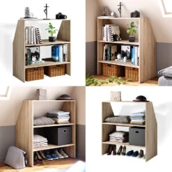 Dachschräge Regal Sonoma 90 X 100 Cm Vicco -Vicco m3345 08 ol