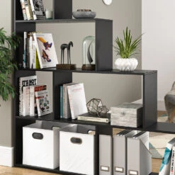 Treppenregal Schwarz 163 X 155 Cm Vicco 13 Treppenregal Schwarz 163 X 155 Cm Vicco -Vicco m3350 05 ol