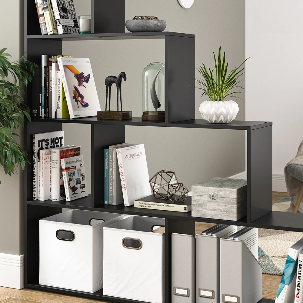 Treppenregal Schwarz 163 X 155 Cm Vicco 7 Treppenregal Schwarz 163 X 155 Cm Vicco – Bild 5