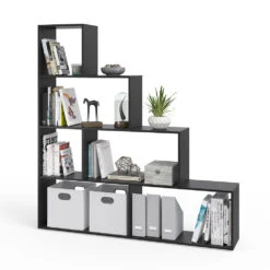 Treppenregal Schwarz 163 X 155 Cm Vicco 15 Treppenregal Schwarz 163 X 155 Cm Vicco -Vicco m3350 07 ol