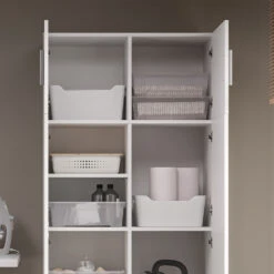 Aktenregal "Ingo" Weiß 80 X 240 Cm Mit Schrankaufsatz Und Schublade Vicco -Vicco m3353 am sm 05 ol