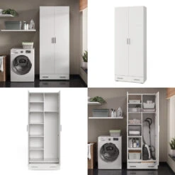 Aktenregal "Ingo" Weiß 80 X 204 Cm Mit Schublade Vicco -Vicco m3353 sm 08 ol