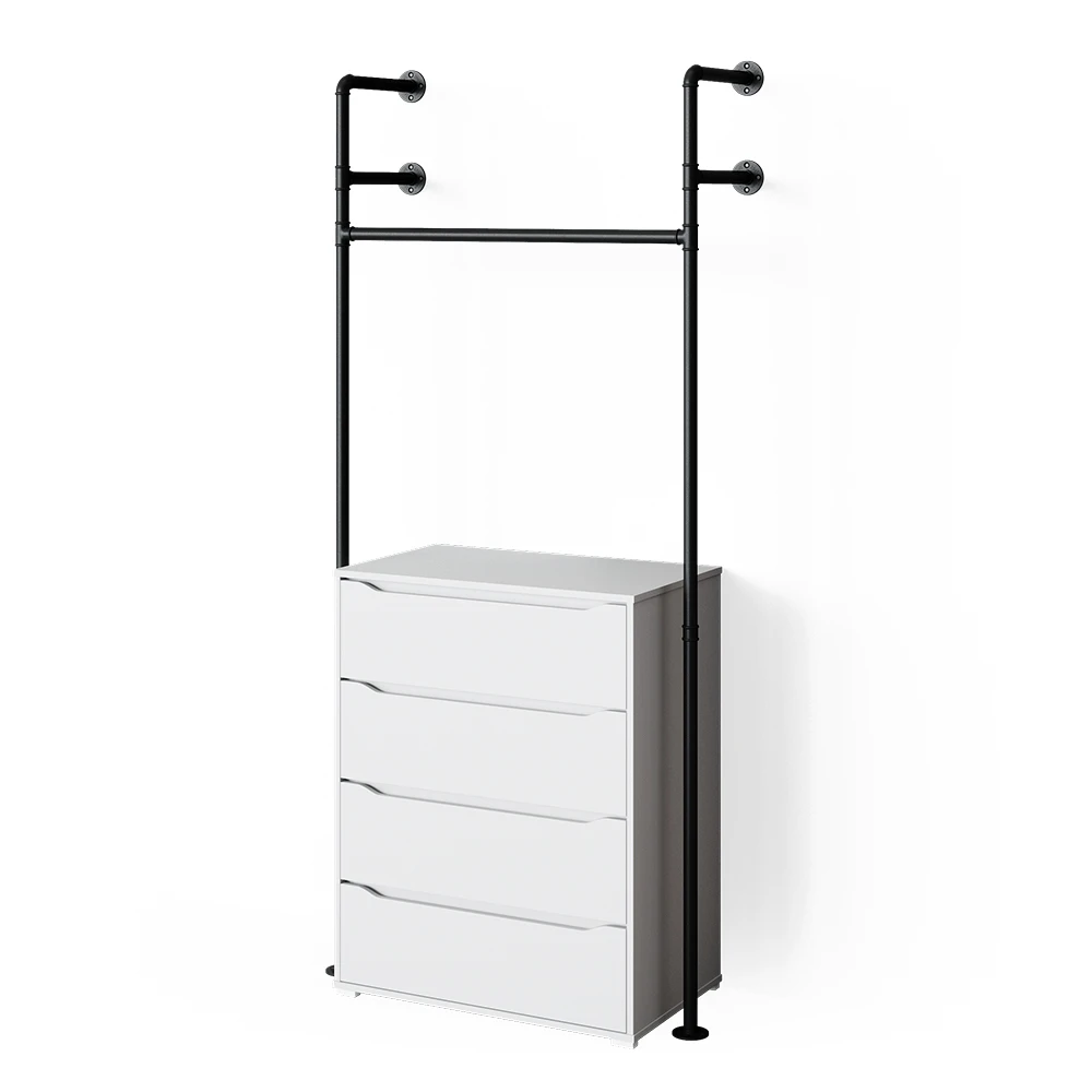 Sideboard "Ruben" Weiß/Schwarz 97 X 220 Cm Vicco 3 Sideboard "Ruben" Weiß/Schwarz 97 X 220 Cm Vicco