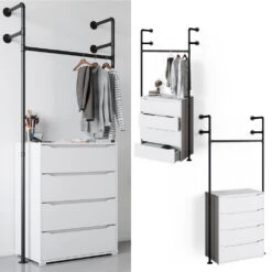 Sideboard "Ruben" Weiß/Schwarz 97 X 220 Cm Vicco 11 Sideboard "Ruben" Weiß/Schwarz 97 X 220 Cm Vicco -Vicco m3358 02 ol