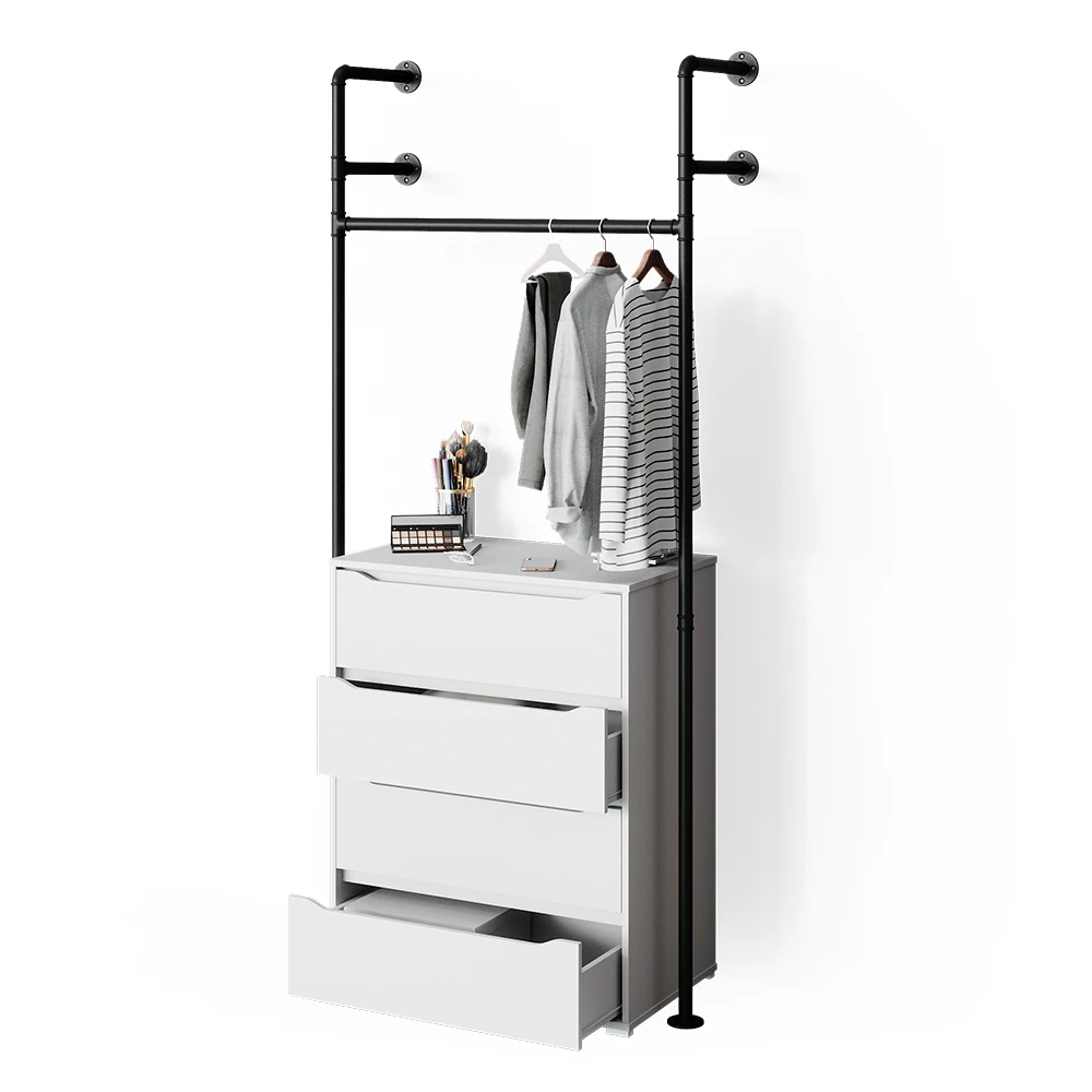 Sideboard "Ruben" Weiß/Schwarz 97 X 220 Cm Vicco 9 Sideboard "Ruben" Weiß/Schwarz 97 X 220 Cm Vicco – Bild 7