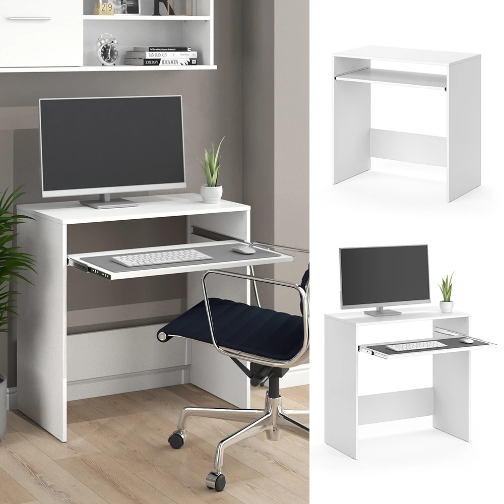 Schreibtisch "Nils" Weiß 79 X 43 Cm Vicco 4 Schreibtisch "Nils" Weiß 79 X 43 Cm Vicco – Bild 2