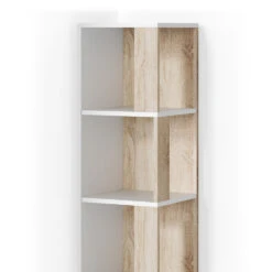 Eckregal "Lio" Weiß/Sonoma 33.3 X 162.2 Cm Vicco -Vicco m3380 06 ol