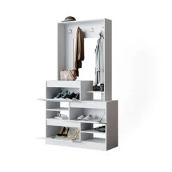 Garderobe "Evia" Weiß 100 X 180 Cm Vicco -Vicco m3392 07 ol