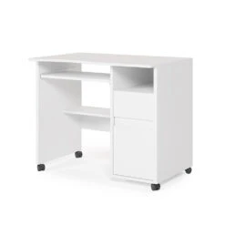 Schreibtisch "Polo" Weiß 91 X 59 Cm Vicco