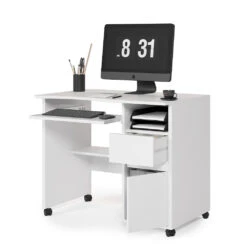 Schreibtisch "Polo" Weiß 91 X 59 Cm Vicco -Vicco m3395 07 ol