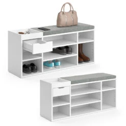 Schuhbank "Eleon" Weiß 101 X 45 Cm Vicco -Vicco m3454 07 ol